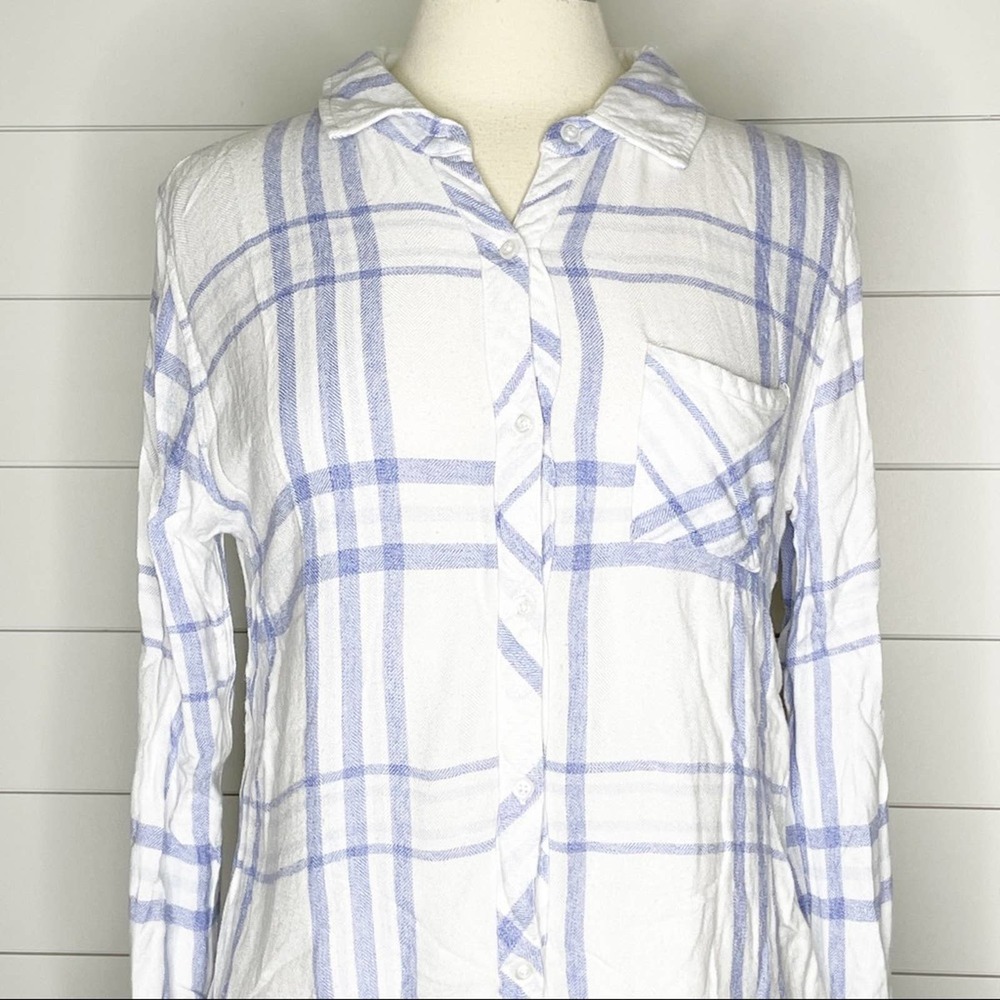 Rails Hunter Plaid Soft Flannel Button Up Shirt B… - image 3